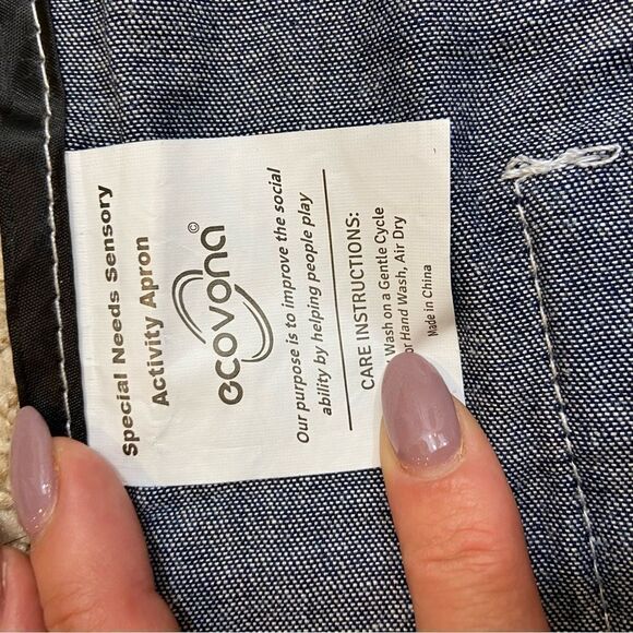 New without Tags Ecovona Adult Special Needs Sensory Therapy Activity Apron - Picture 6 of 10